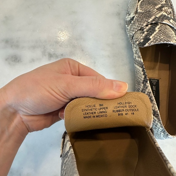 Steven Snakeskin Leather Women's Loafers - Picture 7 of 7